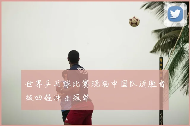 世界乒乓球比赛现场中国队连胜晋级四强冲击冠军